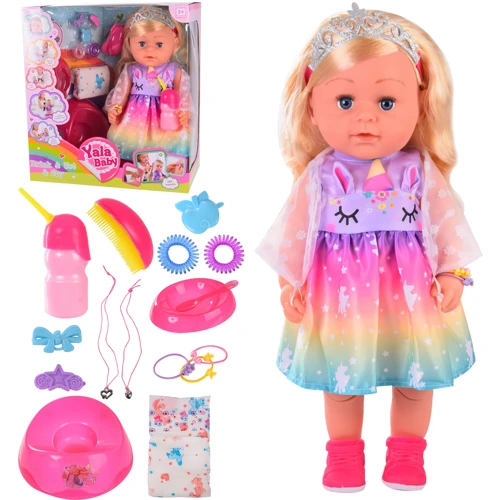 Кукла Yale Baby в платье, с украшениями 45 см (BLS008B): Возраст от 3 лет