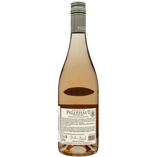 Вино Domaine de Pellehaut Harmonie Rose Cotes Gascogne IGP сухе рожеве 0.75 л (FSH_3394150052819): Країна виробник Франция