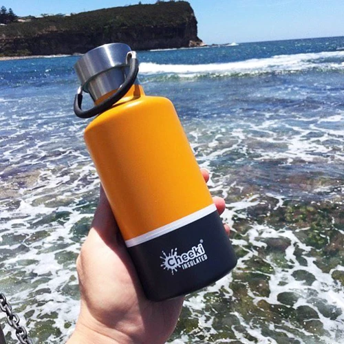 Дитячий термос Cheeki Classic Insulated 400 мл Sunshine Grey (CIB400SG1)