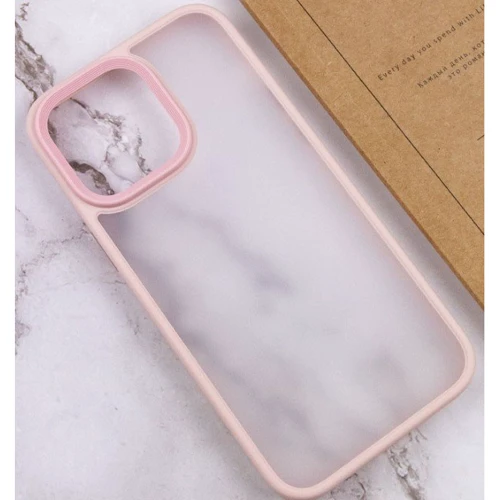 Чохол для iPhone Mobile Case TPU+PC Metal Buttons Pink for iPhone 15 Pro: Матеріали Термополиуретан