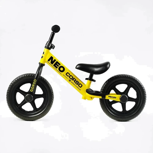 Беговел Corso Neo 12" желтый (EN-40701): Цвет желтый