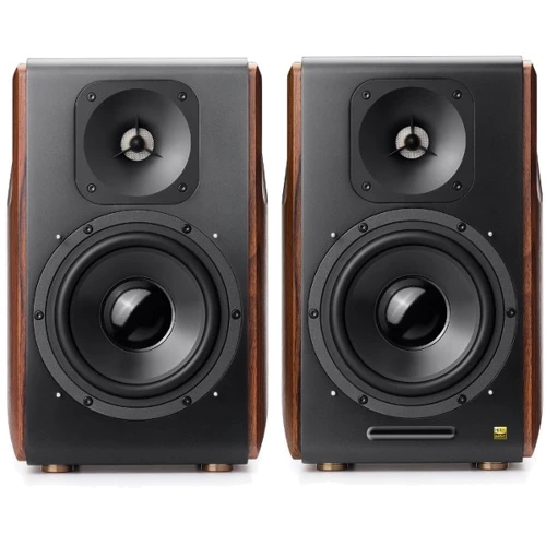 Акустична система Edifier S3000 Pro Brown 2.0 256W Bluetooth Hi-Res: Вихідна потужність колонок 256 Вт (2х128 Вт)