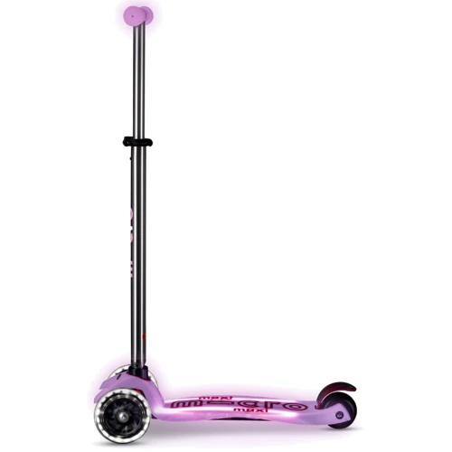 Самокат MICRO серии Maxi Deluxe Glow LED Plus Пурпурный (MMD378): Тип колес литые