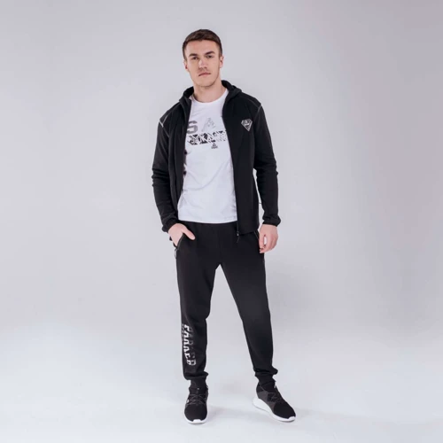 Спортивна кофта Peak FW683791-BLA 56-58 чорна на блискавці з капюшоном: Країна виробник Китай