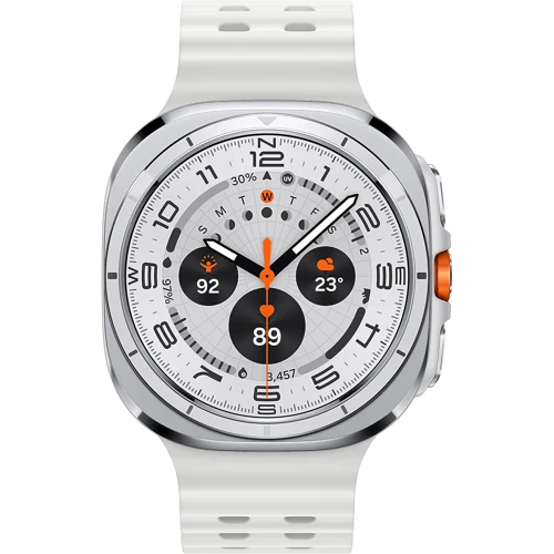 Смарт-часы Samsung Galaxy Watch Ultra 47mm LTE Titanium White with White Marine Band (SM-L705FZWA) (UA): Дисплей 1.5" Super AMOLED (480х480)