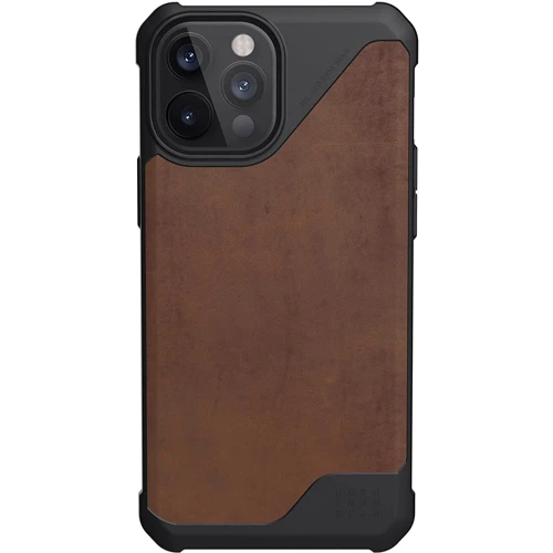 Чехол для iPhone Urban Armor Gear UAG Metropolis LT Leather Brown (11236O118380) for iPhone 12 Pro Max