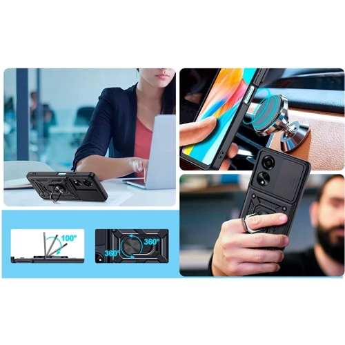 Чохол для телефона BeCover Military Black for Oppo A60 (713078): Сумісність Oppo A60