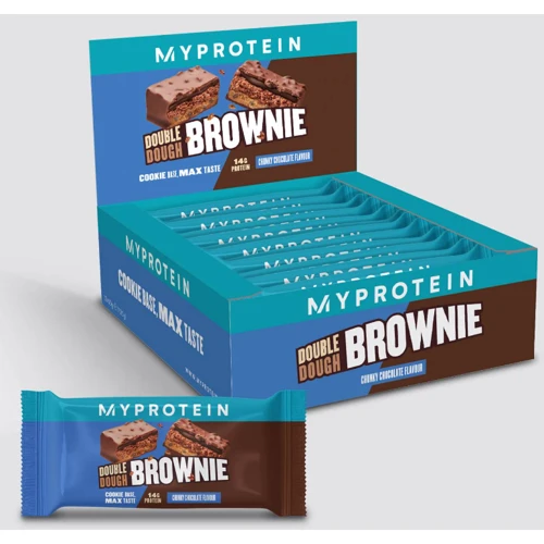 Протеиновое печенье Myprotein Double Dough Brownie 12x60g / 12 servings / Chocolate Chip