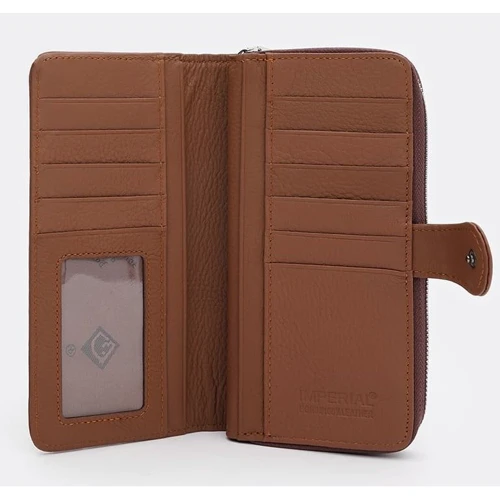 Жіночий гаманець Horse Imperial бежевий (K11090capp-beige): Формат гаманця Вертикальный