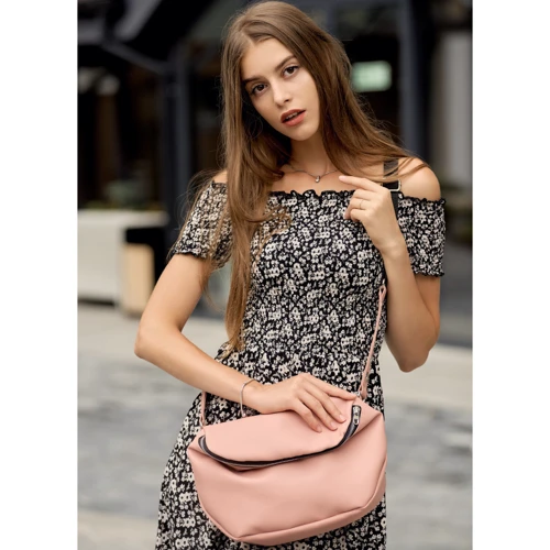 Женская сумка через плечо Sambag Milano SZS пудровая (95103006): Страна производитель Украина