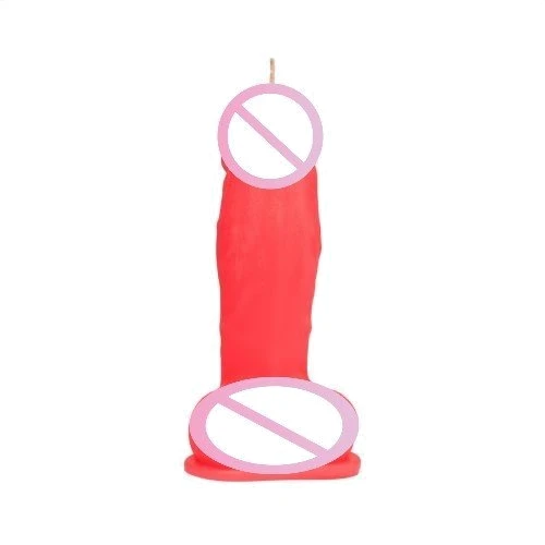 Свеча LOVE FLAME - Dildo L Red Fluor, CPS01-RED