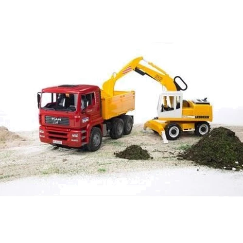 Автомодель Bruder Самоскид-вантажівка МАN та Екскаватор Liebherr 1:16 Bruder (02751): Тип строительная техника