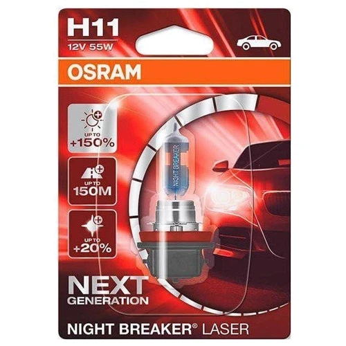Галогенная автолампа Osram H11 Night Breaker LASER 55W 12V (64211NL-HCB): Производитель Osram