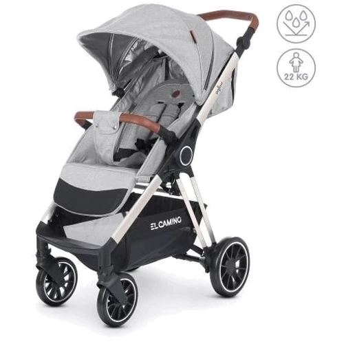 Прогулянкова коляска El Camino ME 1095 SIENA Mirage Gray Льон Сірий (ME 1095 Mirage Gray EL CAMINO)