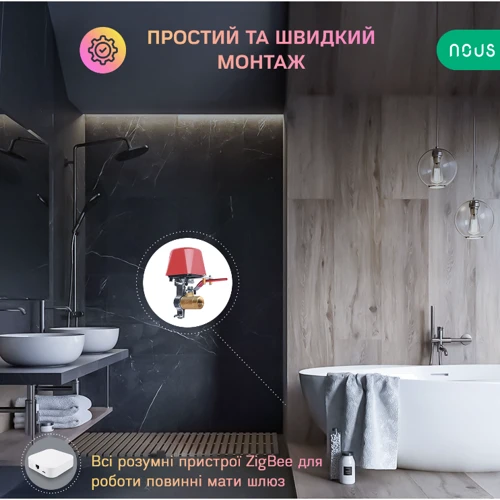 Кран шаровой с электроприводом Nous LZ3 фото 5