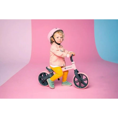 Беговел YVolution Yvelo Junior розовый (YT16P2): Цвет розовый