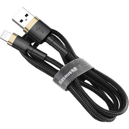 Кабель Baseus USB Cable to Lightning 2A 3m Gold/Black (CALKLF-RV1)
