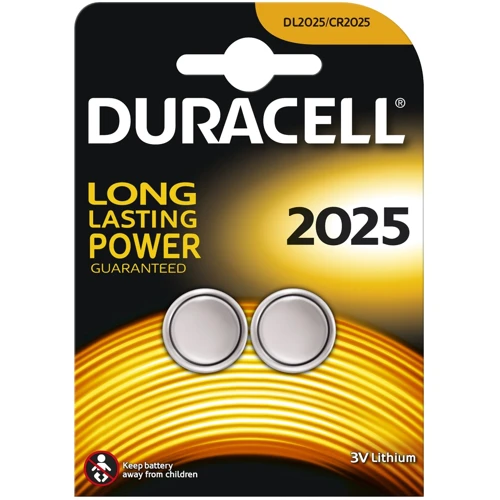 Батарейки Duracell Спеціальна літієва монетного типу 2025 2 шт.