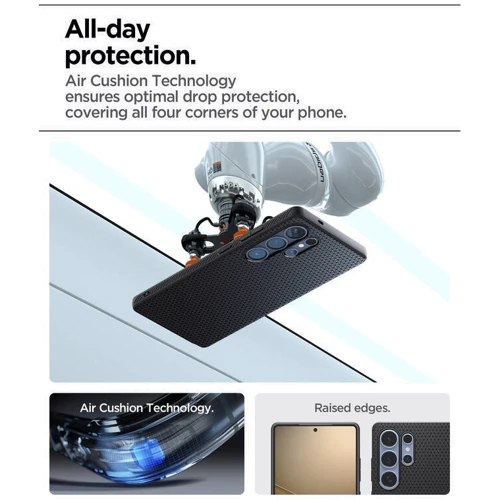 Чехол для телефонов Spigen Liquid Air Matte Black (ACS08953) for Samsung S938 Galaxy S25 Ultra фото 17