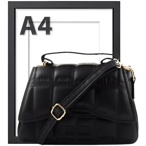 Женская сумка-сэтчел Valiria Fashion черная (5DETAA9245-black): Застежка Магнитная