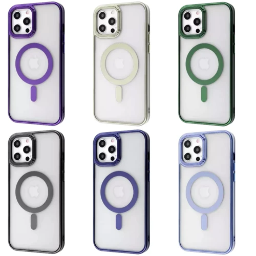 Чехол для iPhone Proove Blur Case with Magnetic Ring Natural Titanium for iPhone 12 / 12 Pro: Цвет серый