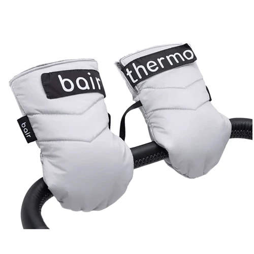 Рукавички для коляски Bair Thermo Mittens сірі (owl grey) 29х15 см: Виробник Bair