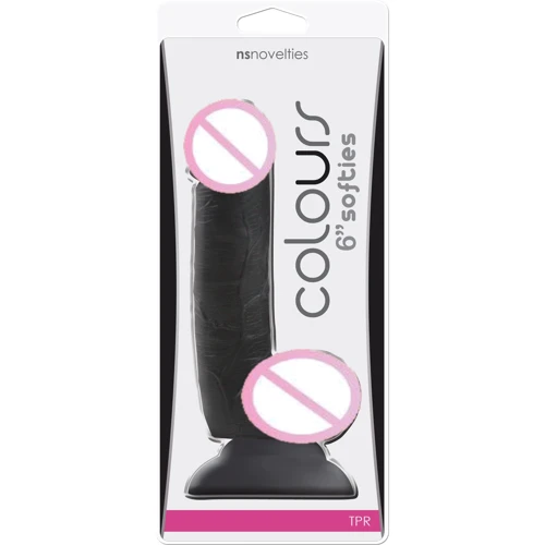 Фаллоимитатор на присоске Colours Softies 6 Inch Dildo, 15,2х4,5 см