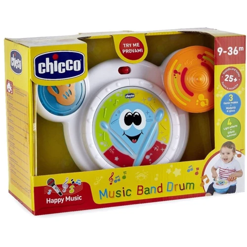 Іграшка музична Chicco Music Band Drum (06993.10): Стать Для мальчиков, Для девочек