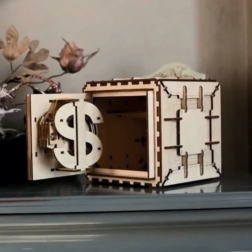 Механический 3D пазл UGEARS "Сейф" (70011): Вид наука и техника