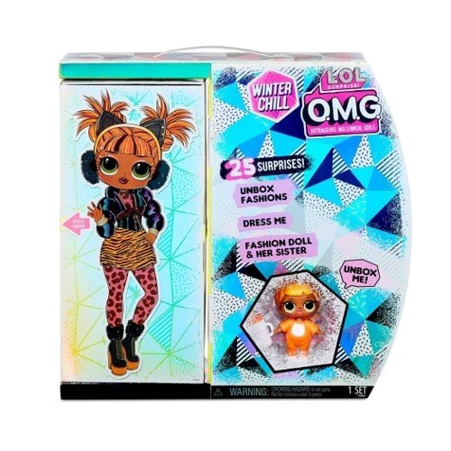 Игровой набор с куклой L.O.L. Surprise! серии O.M.G Winter Chill – Леди-Китти фото 2
