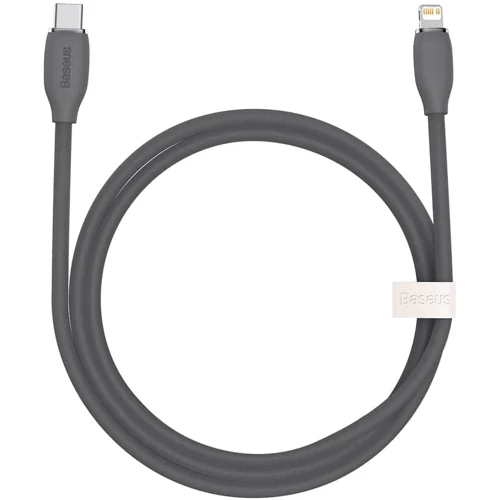Кабель Baseus Cable USB-C to Lightning Silica Gel 20W 1.2m Black (CAGD020001)
