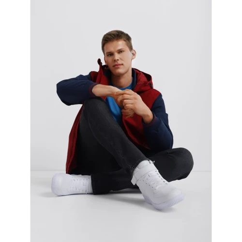 Кеды Lumberjack Hight Cut Sneaker (SM70401-002-CA001) 46 белые искусственная кожа демисезон фото 5