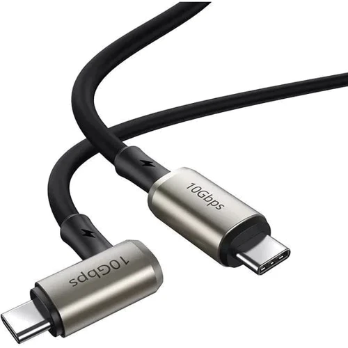 Кабель Baseus Cable USB-C to USB-C Hammer 100W 10Gbps 1.5m Black (CATPN-01): Тип USB-C - USB-C