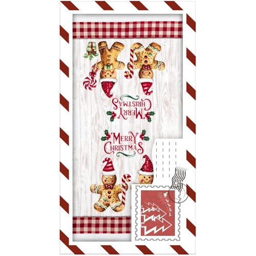 Полотенце Подарочный набор полотенец в коробке Ardesto Christmas Gingerbread, 2 шт, красный (ART3863HGB): Тип набор полотенец