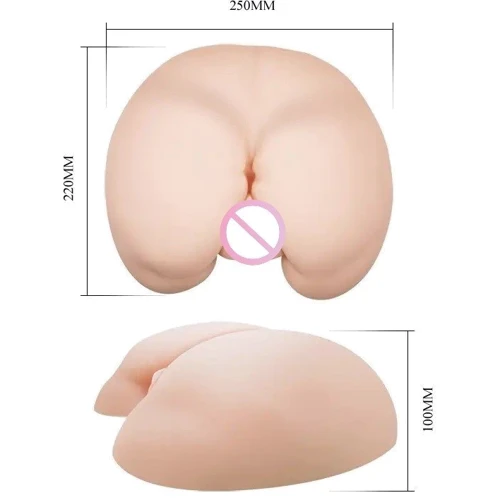 Мастурбатор с вибрацией, подогревом и звуковым сопровождением BAILE - Vagina and Аss (BM-009023S)