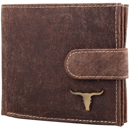 Мужское портмоне DNK Leather коричневое (DNK-01L-BAW-TAN)