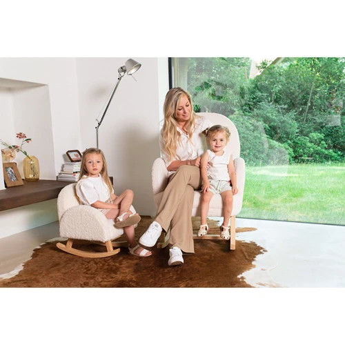 Дитяче крісло-гойдалка Childhome teddy white (RCKTOW) фото 7