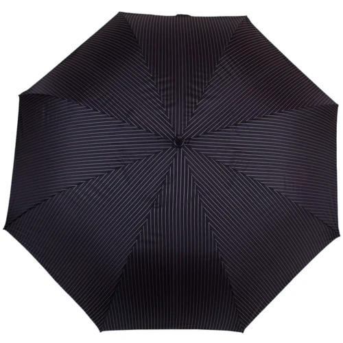 Зонт-трость мужской полуавтомат Fulton черный в полоску (FULG451-City-Stripe-Black): Тип ручки Крюк