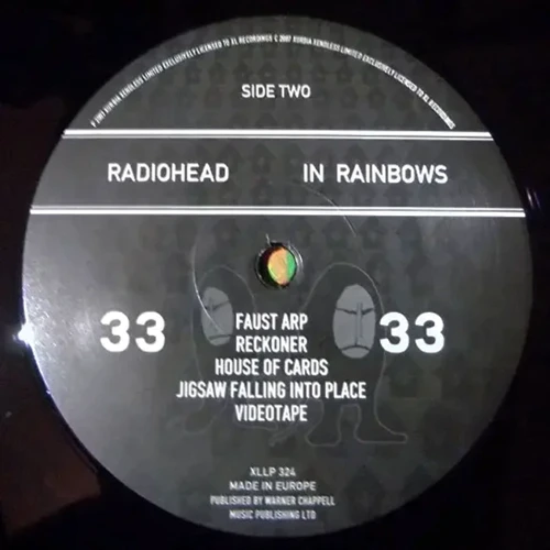 LP I-DI Radiohead: IN RAINBOWS (LP0044) фото 2