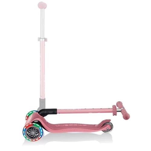 Самокат Globber Primo Foldable Plus Lights Pastel Pink (пастельно-розовый) фото 8