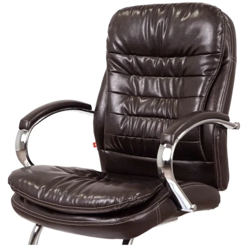 Крісло конференційне АКЛАС Валенсія CF (XY-7004G-1) Коричневий (PU Dark Brown) (00161483)