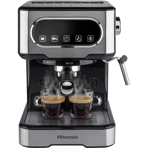 Кавоварка Hisense HESCM15DBK: Тип ріжкова кавоварка еспресо