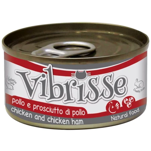 Влажный корм Vibrisse с курицей и ветчиной 70 г (C1018350)