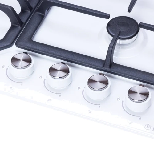 Варочная поверхность газовая Perfelli HGM 61624 WH: Количество конфорок 4