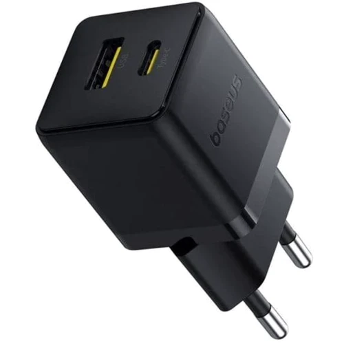 Зарядний пристрій Baseus Wall Charger Palm USB-C+USB 20W Black (P10111608113-00)
