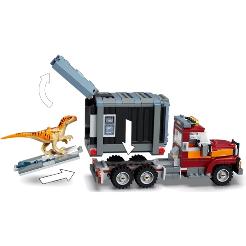 Конструктор LEGO Jurassic World Втеча тиранозавра та атроцираптора (76948) фото 5