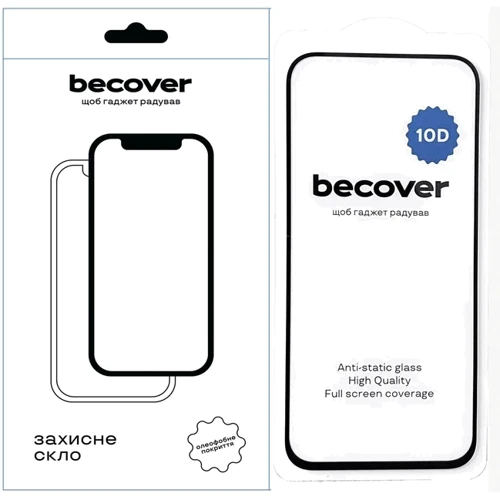 Аксессуар для смартфона BeCover Tempered Glass 10D Black for Google Pixel 8a (711491): undefined undefined