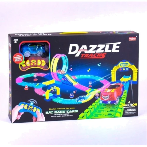 Автотрек Dazzle Tracks на радіокеруванні 227 деталей довжина 475 см (156)