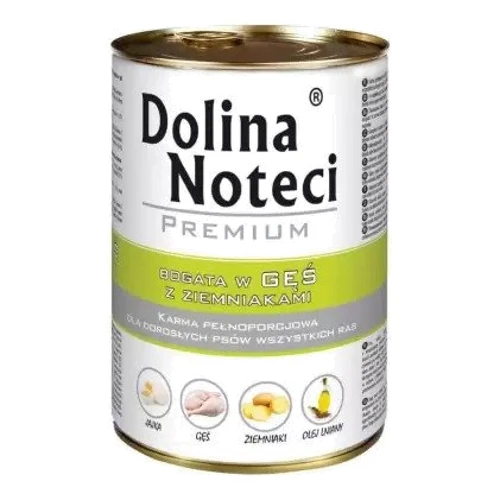 Вологий корм Dolina Noteci Premium для собак з гусем та картоплею 400 г DN 400 (786)