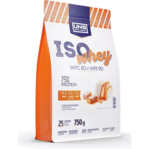 Протеин UNS Iso Whey 750 g /25 servings/ Salty Caramel